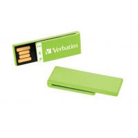 Verbatim Clip-it USB Drive 2GB Green Multipack (43921)